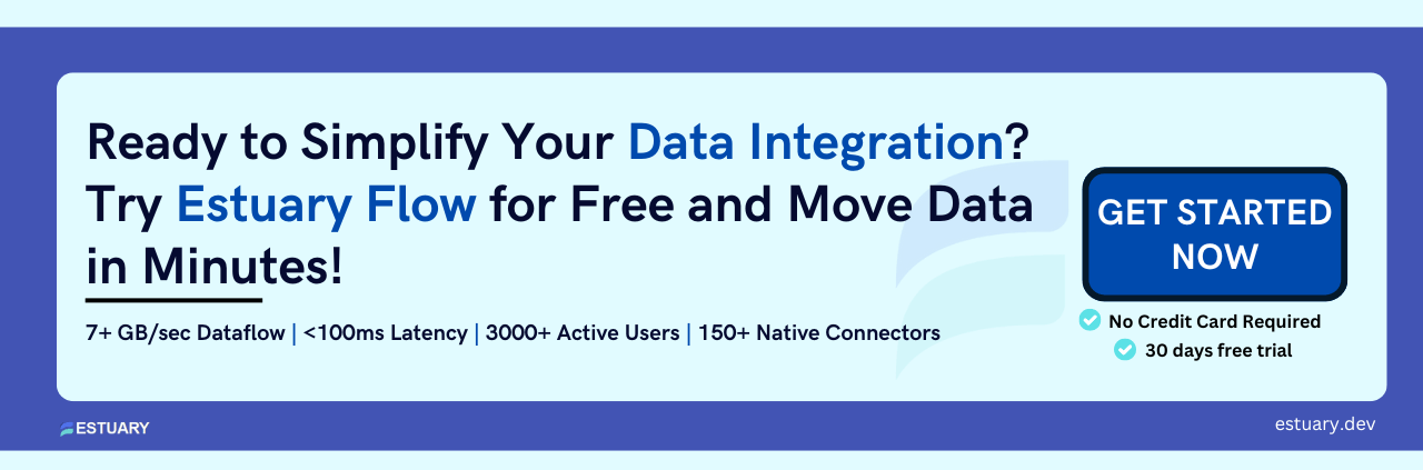 Move Data in Minutes - ETL,  ELT, CDC  - Real-time Data Integration