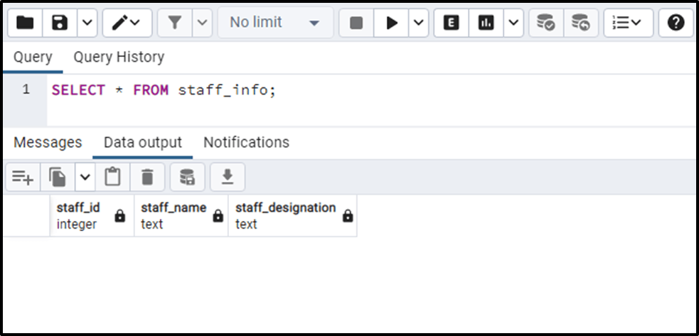 load data into postgres - pgAdmin method to load data to postgres