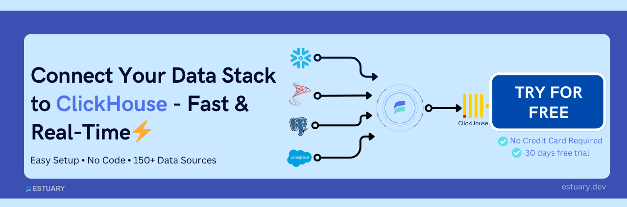 Migrating Data into ClickHouse With Estuary