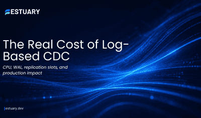 Does CDC Slow Down a Production Database? The Real Cost of Log-Based CDC