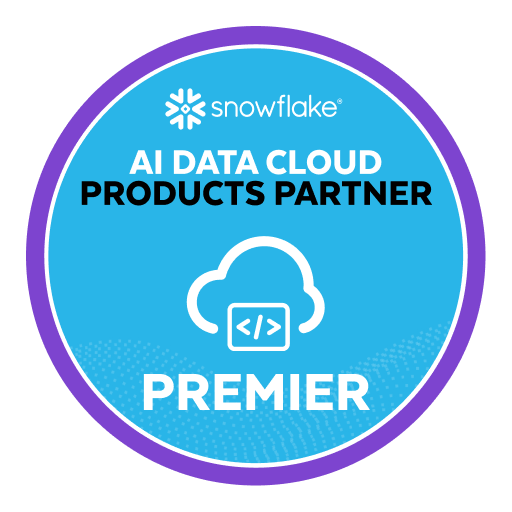 Snowflake AI Data Cloud Premier Partner Badge