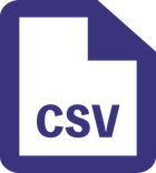 Amazon S3 CSV logo