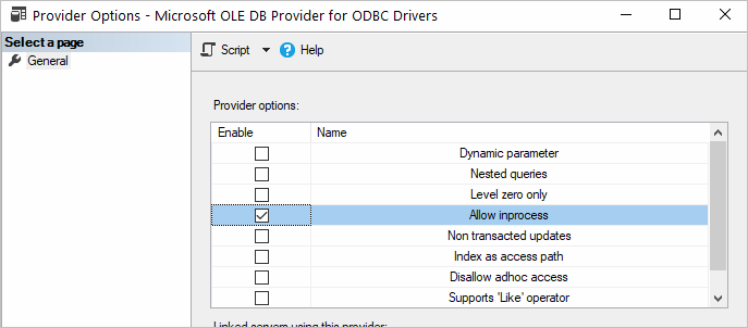 Netsuite to SQL Server - Method 2 - Allow inprocess