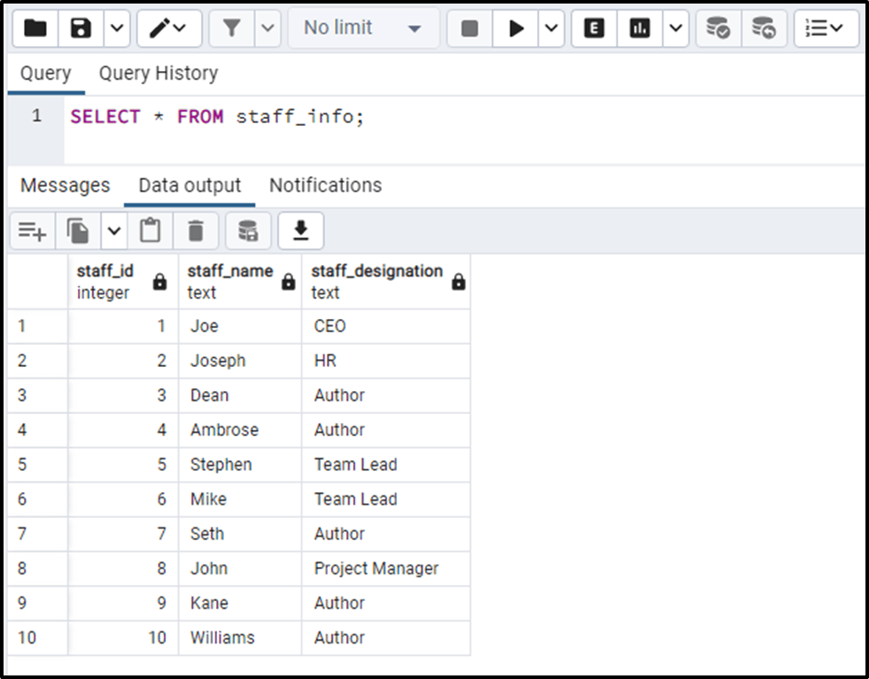 load data into postgres - pgadmin method to load data to postgres