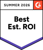 G2 Best Est. ROI badge