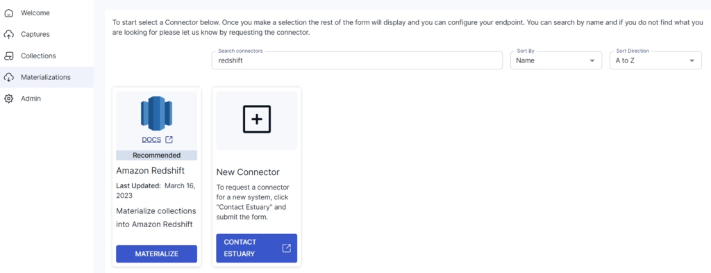 oracle to redshift - redshift connector search