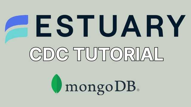 Real-time CDC with MongoDB and Estuary in 3 minutes video thumbnail