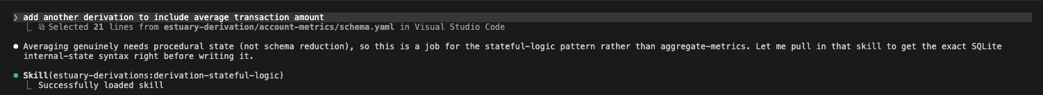 Stateful logic skill selection