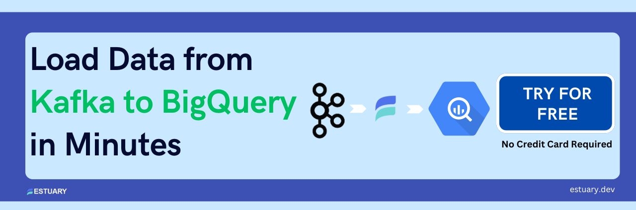 Load Data from Kafka to BigQuery in Minutes