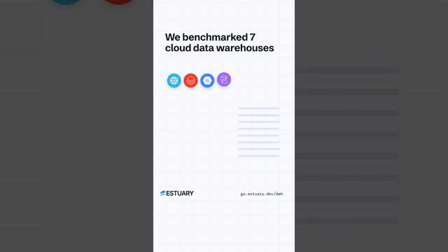 Which cloud data warehouse should you pick? We ran the benchmark video thumbnail