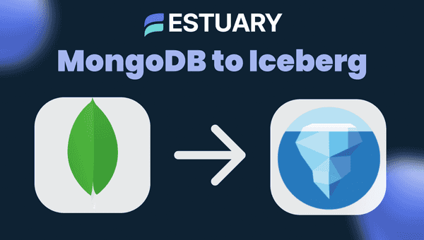 MongoDB-Apache Iceberg Streaming Pipeline with Estuary