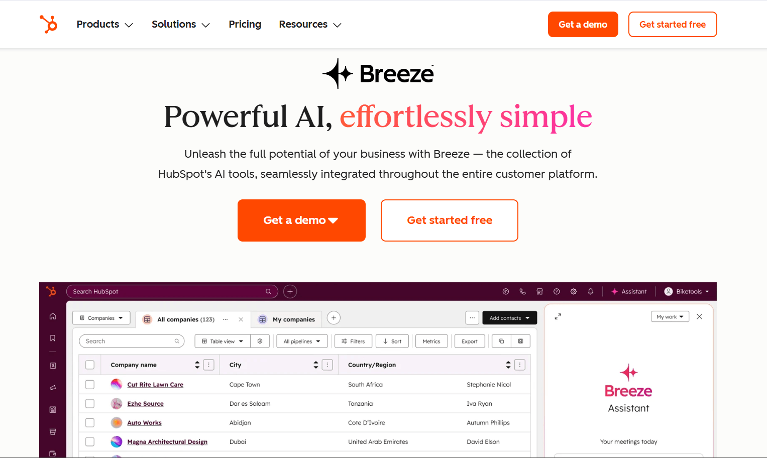 Hubspot AI Marketing Tool