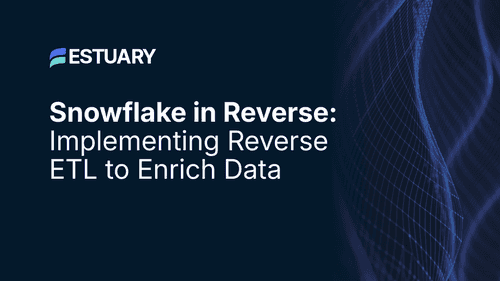 Snowflake in Reverse: How to Implement Reverse ETL to Enrich Data