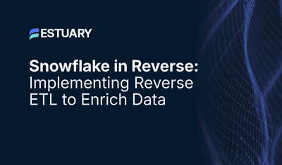 Snowflake in Reverse: How to Implement Reverse ETL to Enrich Data