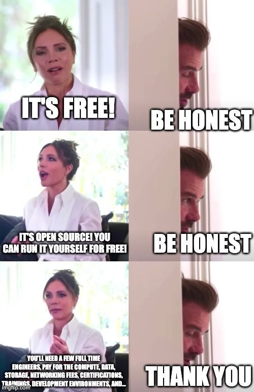 Apache Kafka is not free at all!