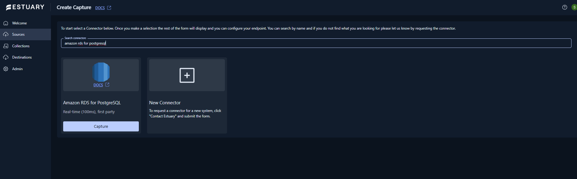 Amazon Rds for Postgresql Connector