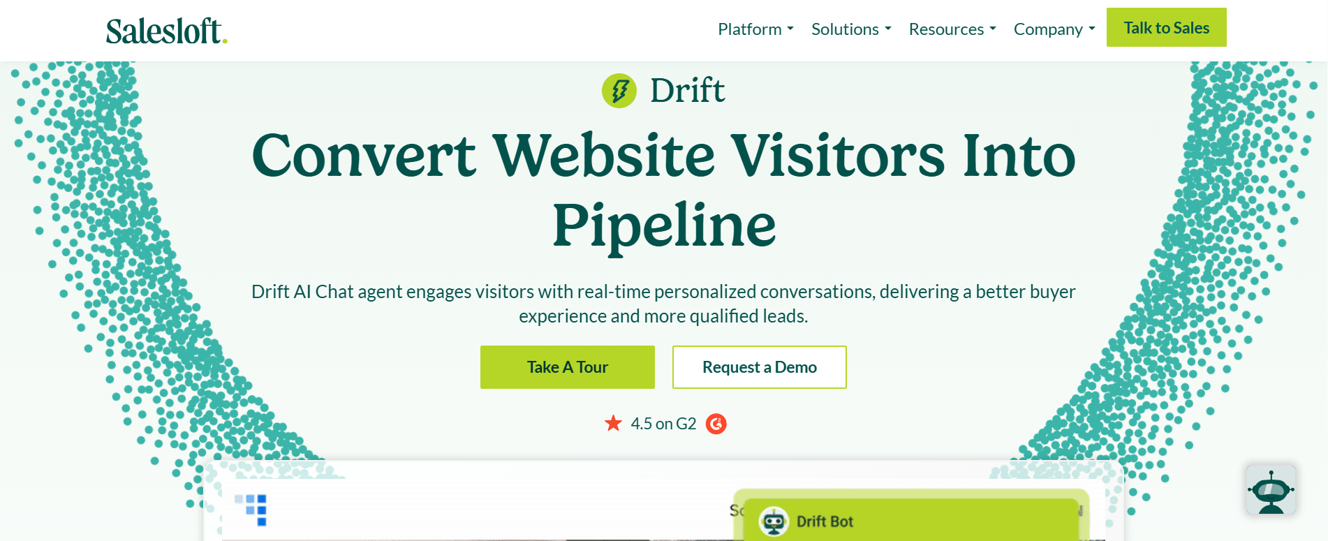Salesloft Drift AI Marketing Tool