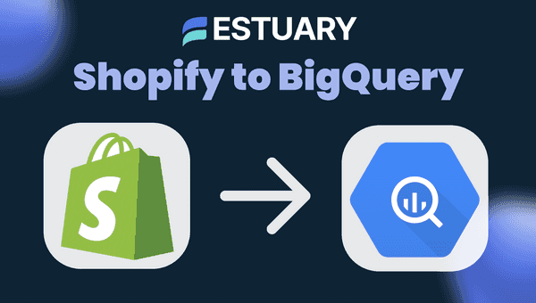 real-time data pipeline from Shopify to Google BigQuery