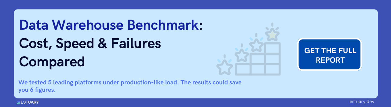 Data Warehouse Benchmark Report