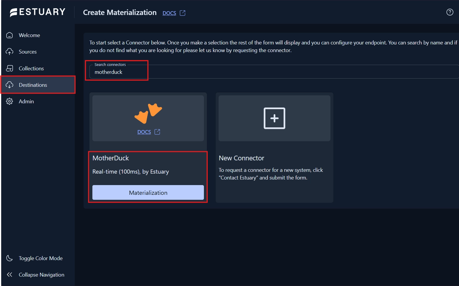 Configure the DuckLake Materialization