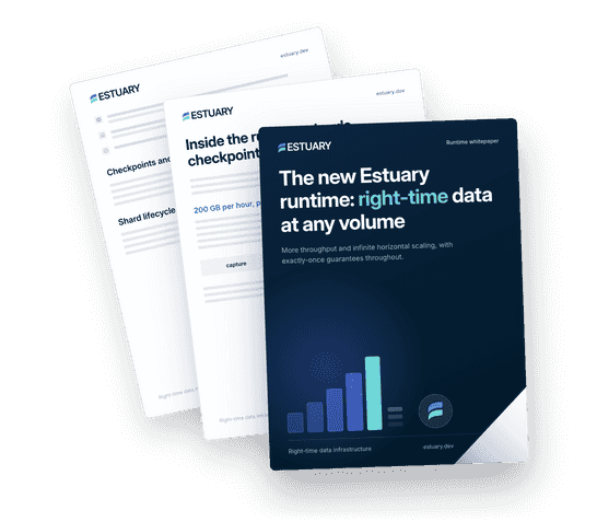 The new Estuary runtime whitepaper