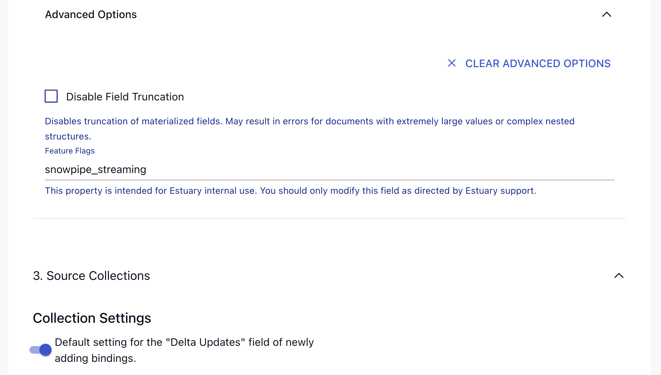 Snowpipe Streaming requires the "snowpipe_streaming" feature flag and Delta Updates