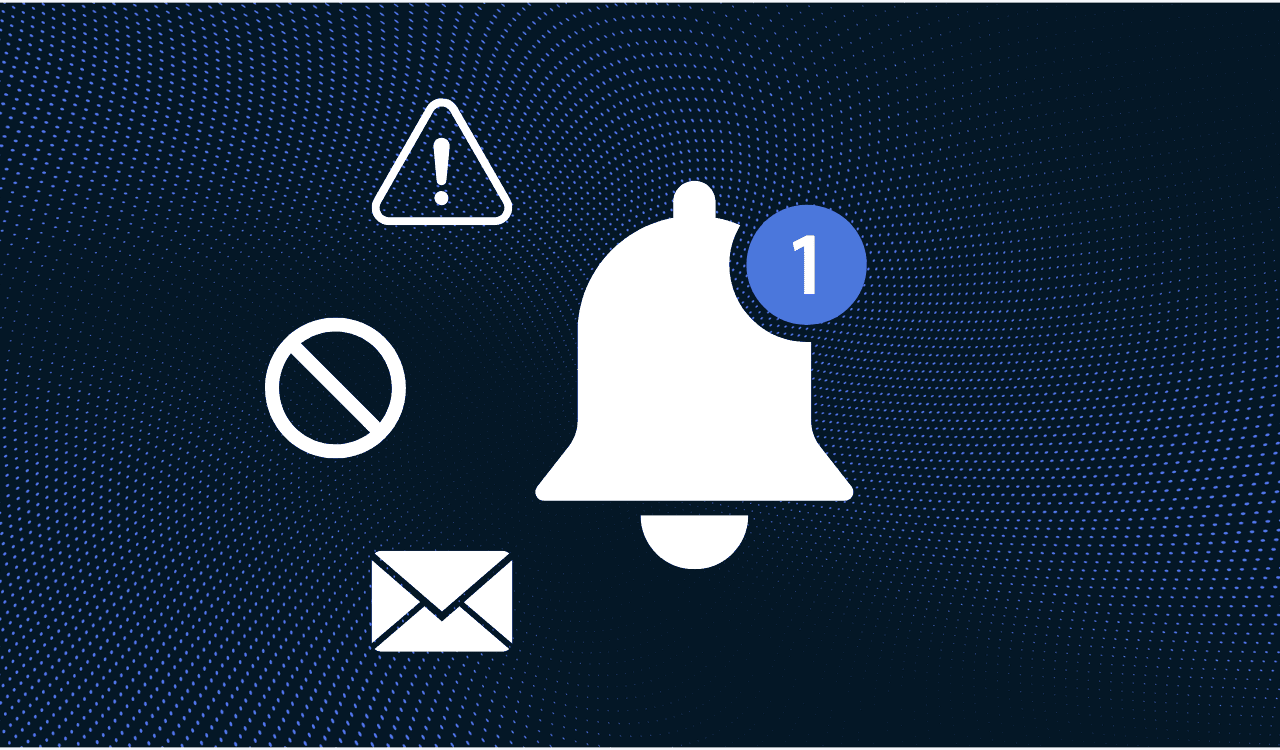 Customizable alert notifications title card