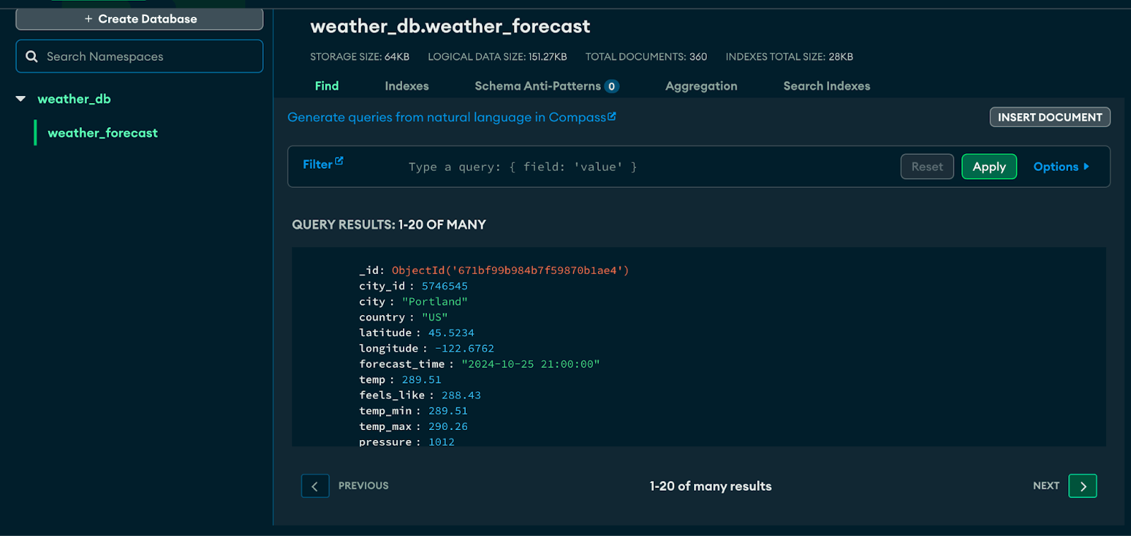 real-time monitoring with Databricks and Estuary Flow - Create DB