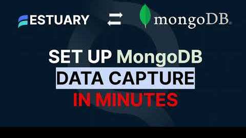 How to Set Up a MongoDB Data Capture on Estuary thumbnail
