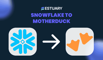 Snowflake to Motherduck: 2 Methods to Stream Your Data