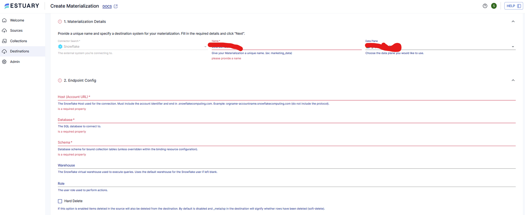 Jira to Snowflake data integration configuration