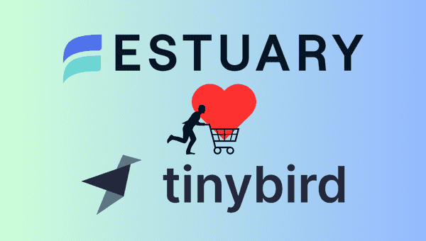 Real time personalized shopping experience with Estuary and Tinybird