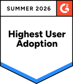 G2 Highest User Adoption badge