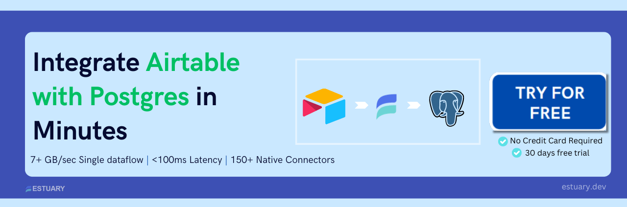 Airtable to Postgres Integration