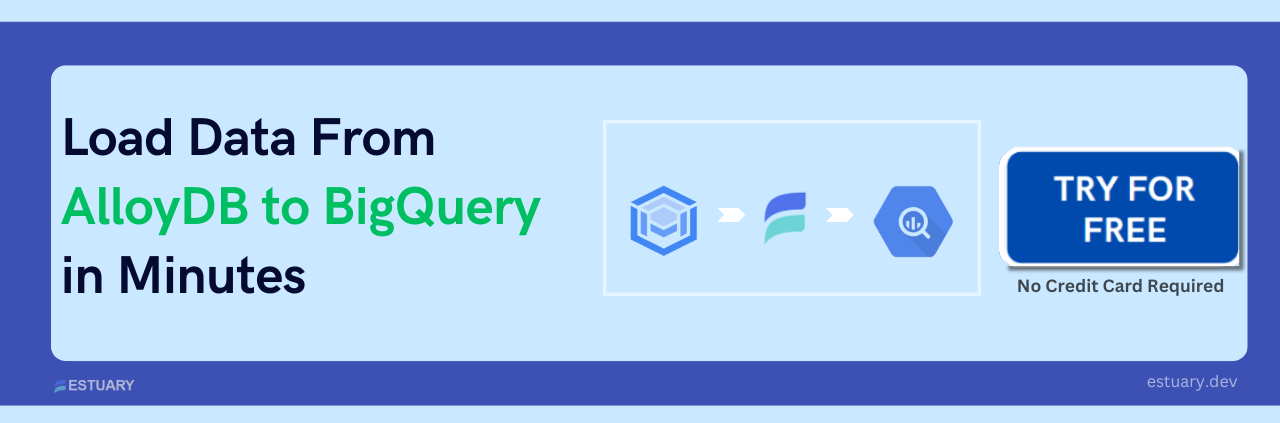 AlloyDB to BigQuery