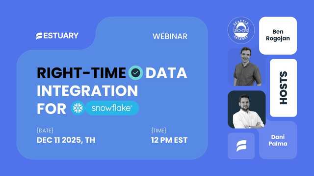 Right-time Data Integration for Snowflake video thumbnail