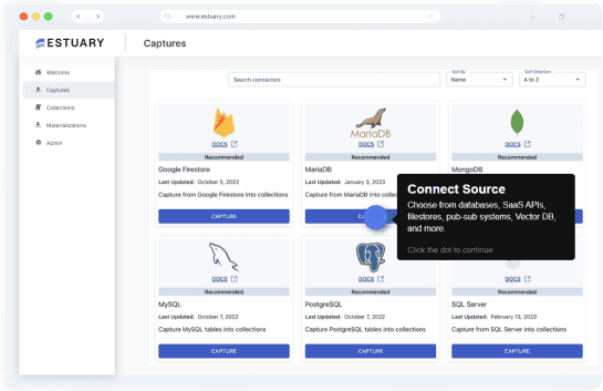 Estuary Flow Product demo